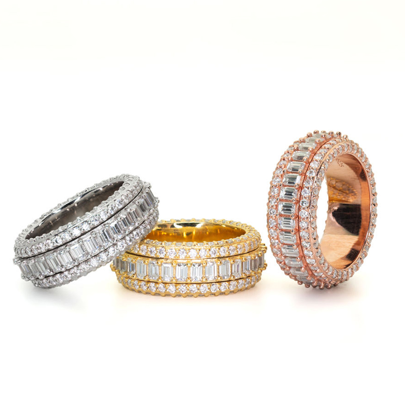 Baguette Eternity Band Rings