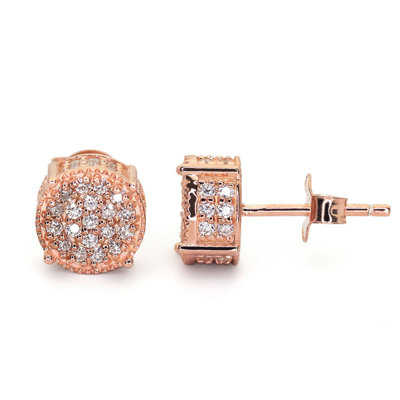 Moissanite Flower Earring