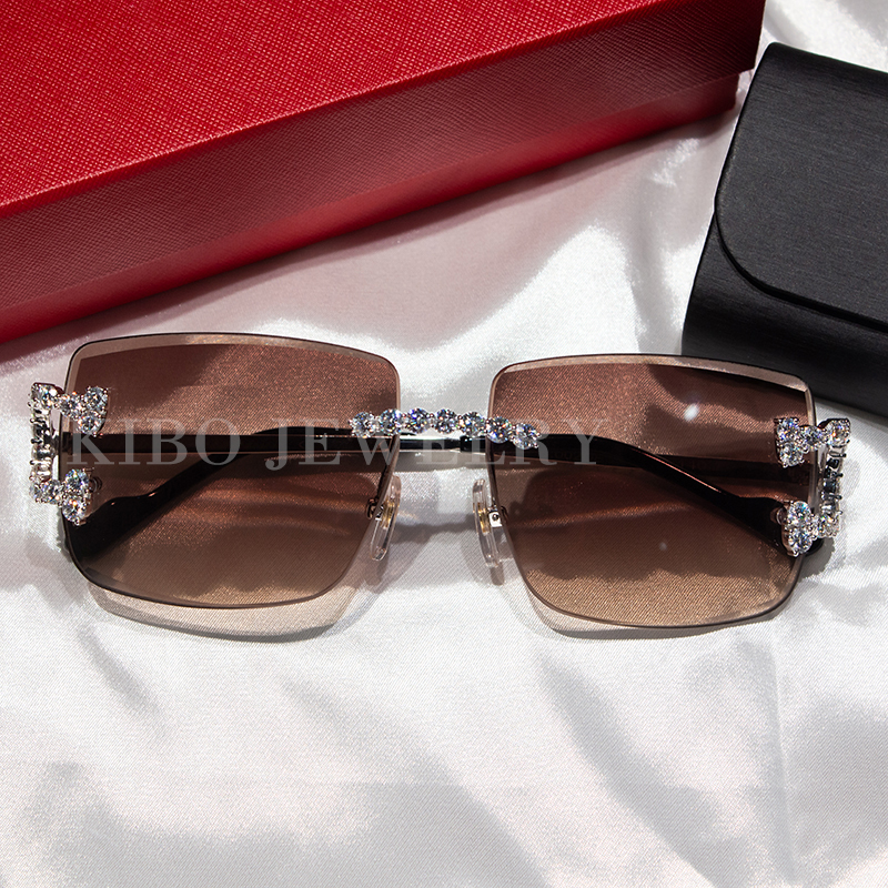 Custom 4MM Moissanite Glasses