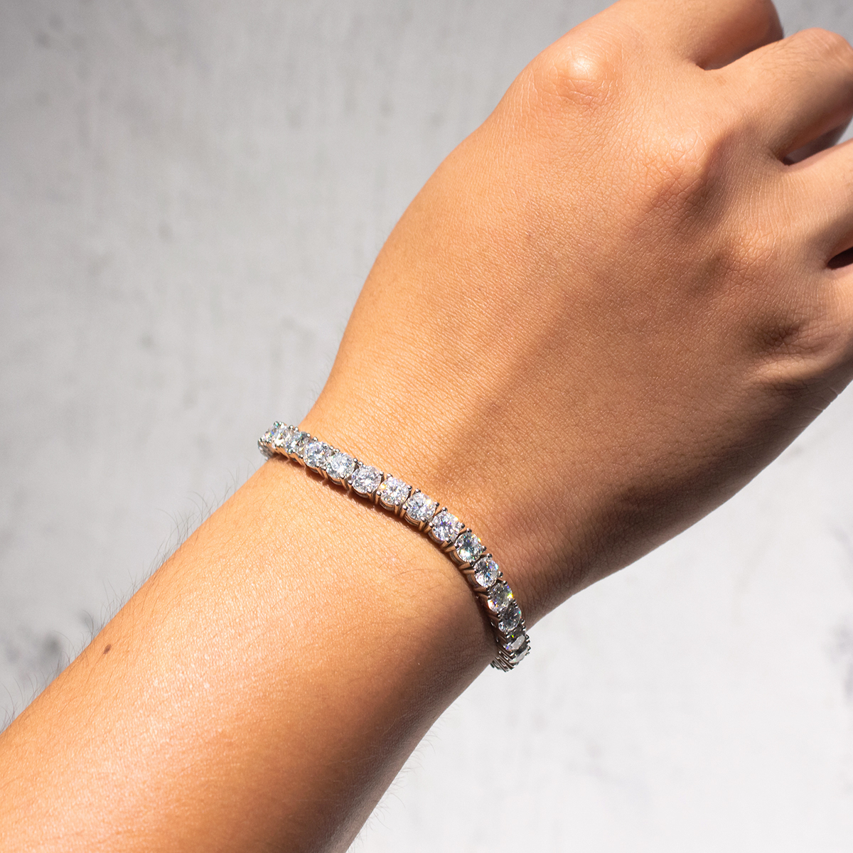 5mm Moissanite Tennis Bracelet