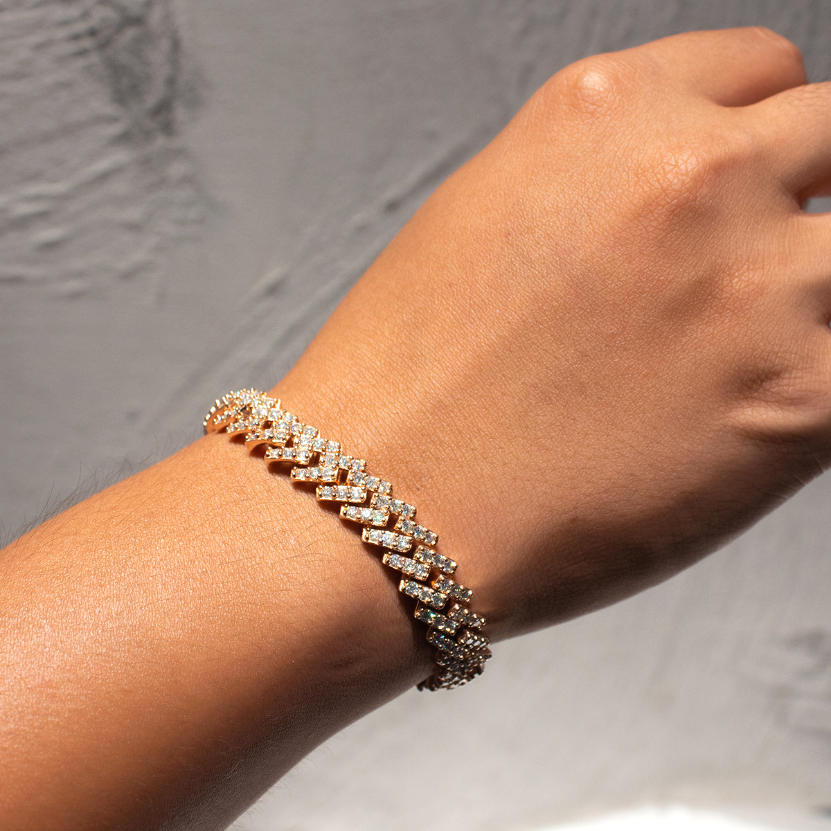 10mm Moissanite Cuban Bracelet