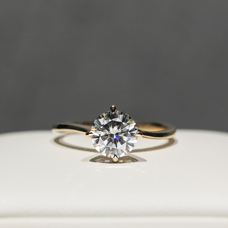 Product Name:14k Gold Moissanite Wedding Ring