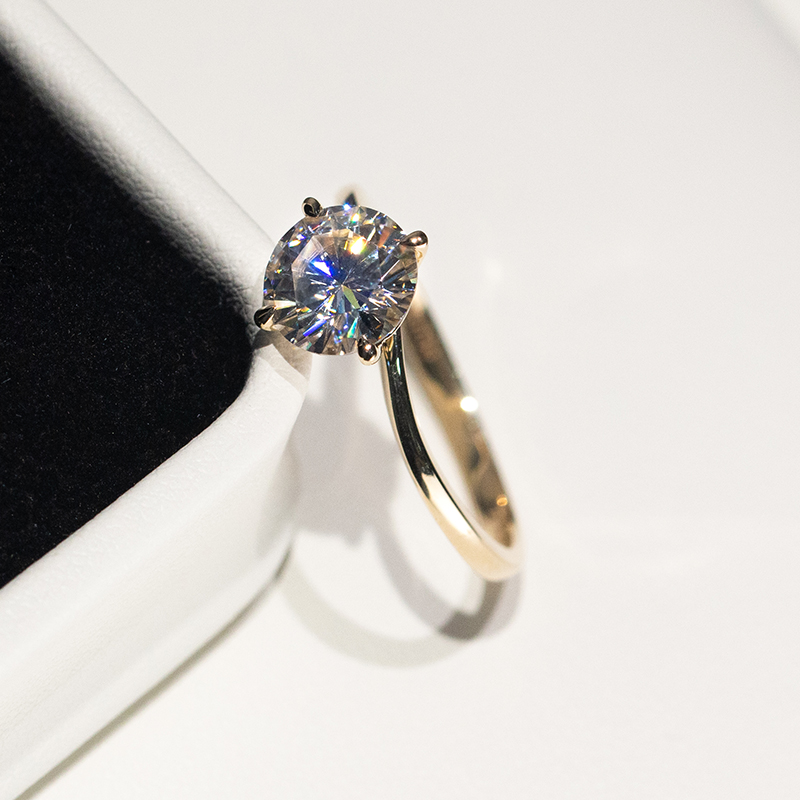 Product Name:14k Gold Moissanite Wedding Ring