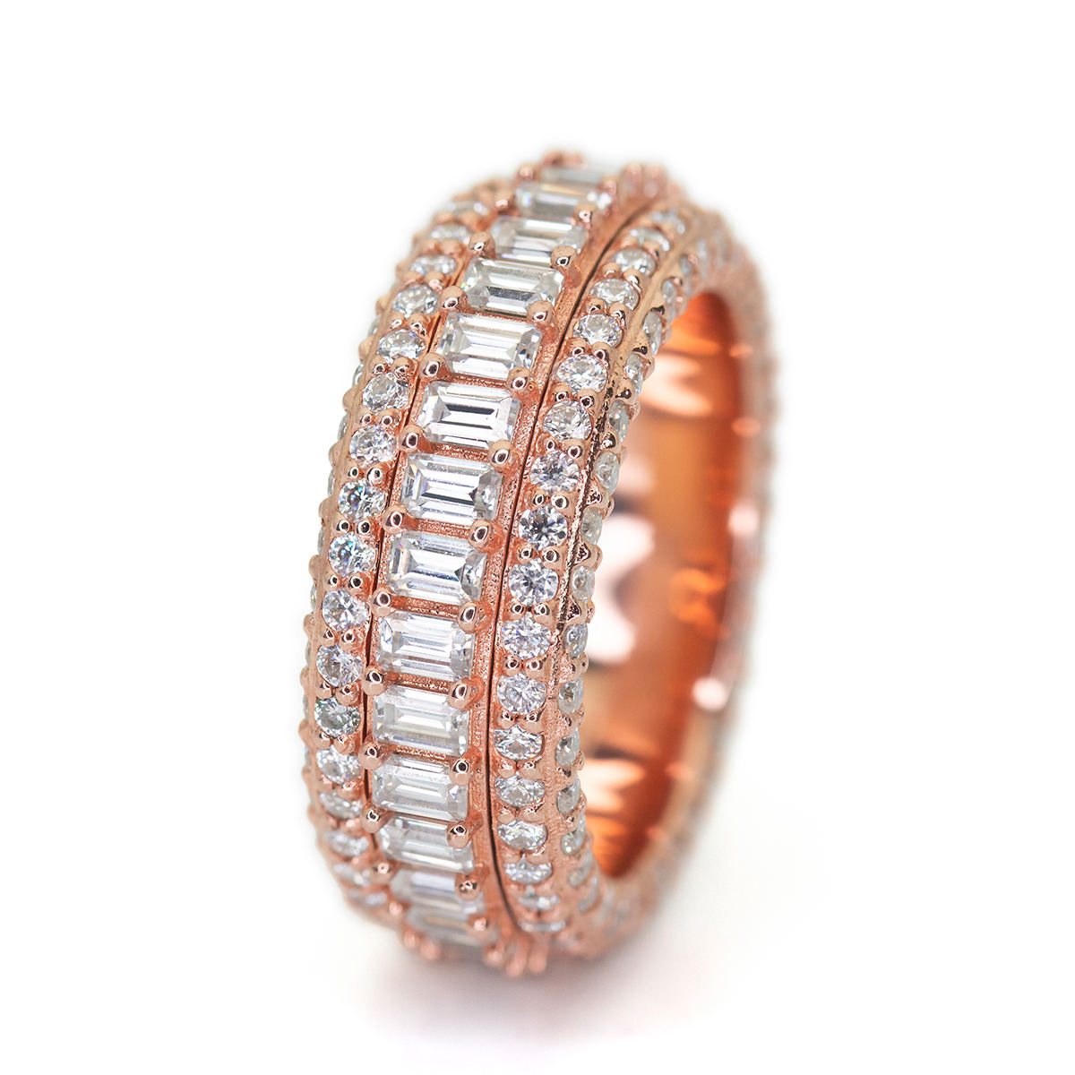 Moissanite Hip Hop Men Ring