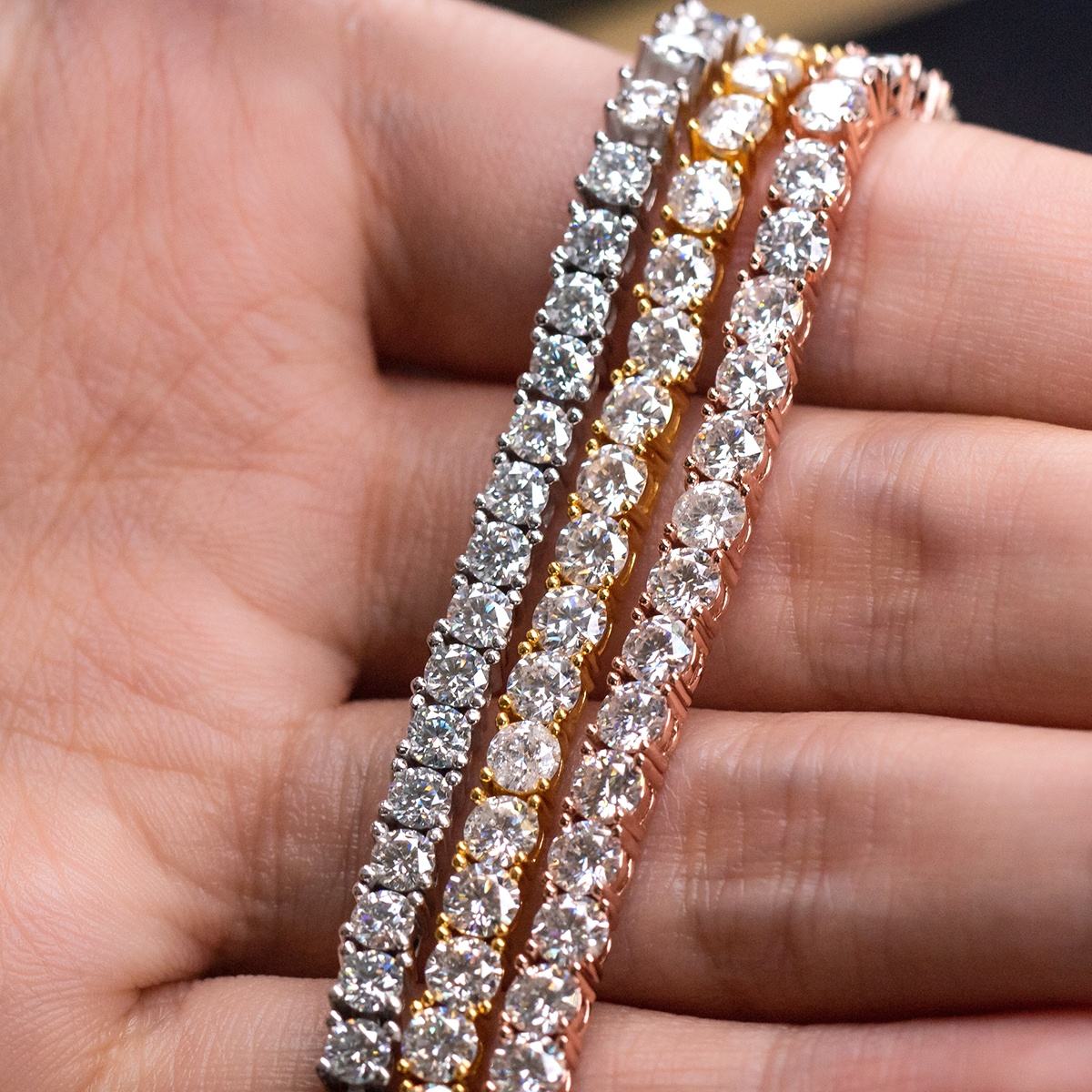 3mm Moissanite Tennis Chain Necklace