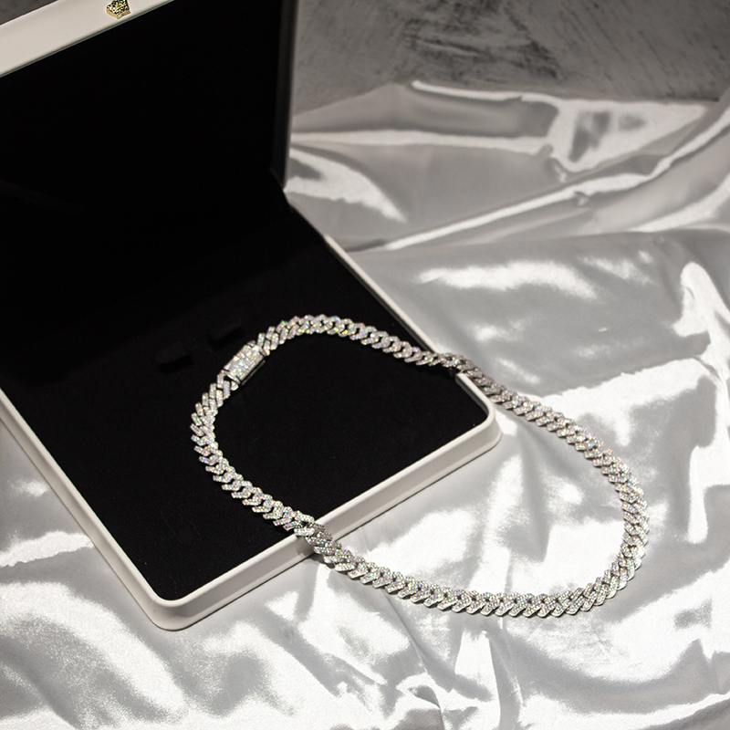 12mm 2Rows Cuban Chain Necklace
