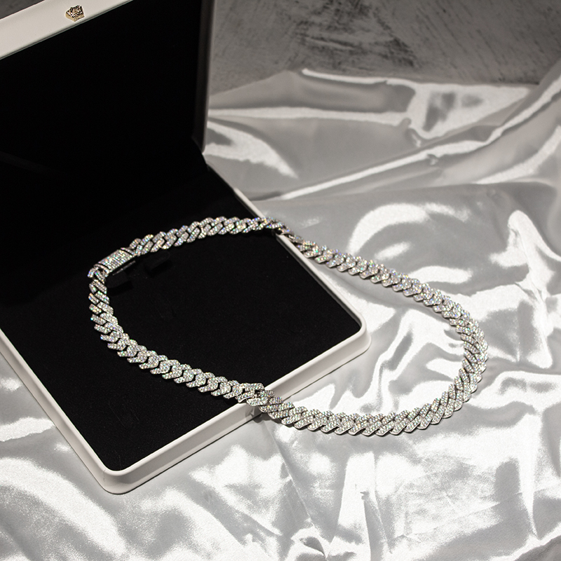 15mm 2Rows Cuban Chain Necklace