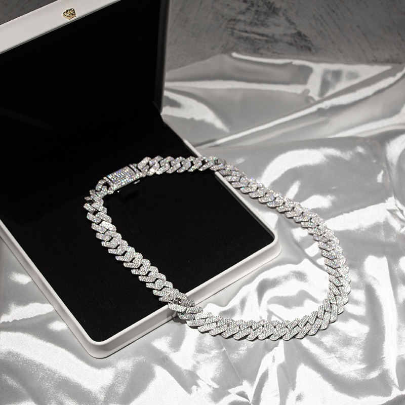 18mm 3Rows Cuban Chain Necklace