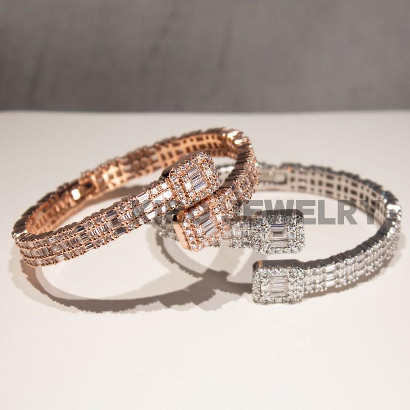 10mm Baguette Bangle