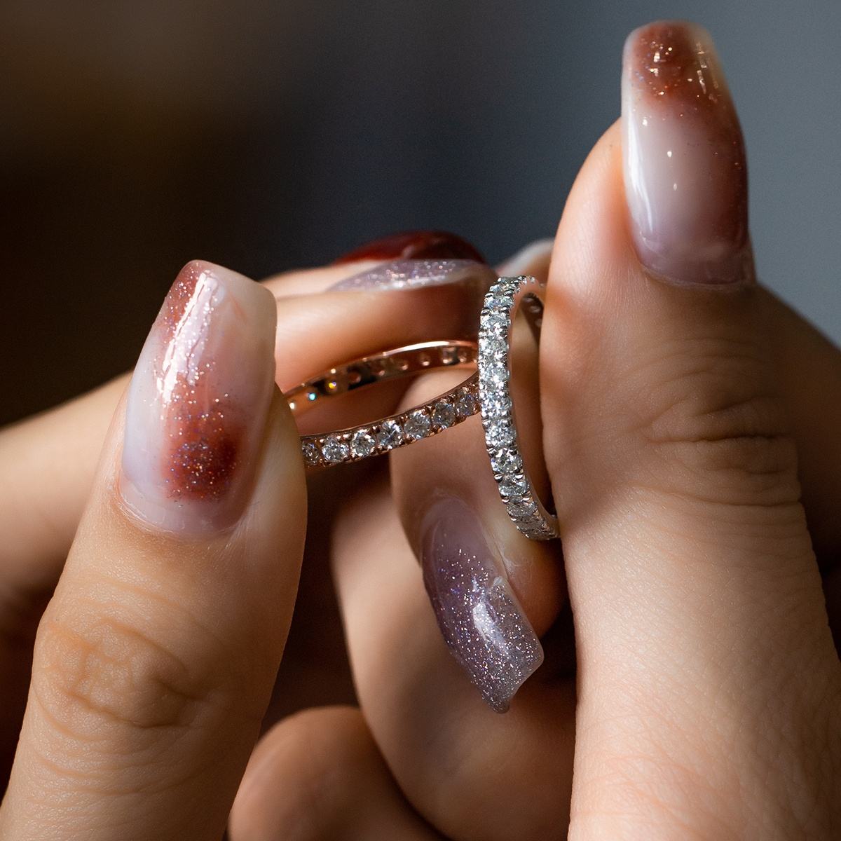 2mm Couples Eternity Band Ring