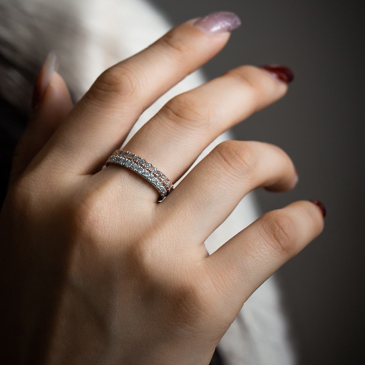 2mm Couples Eternity Band Ring
