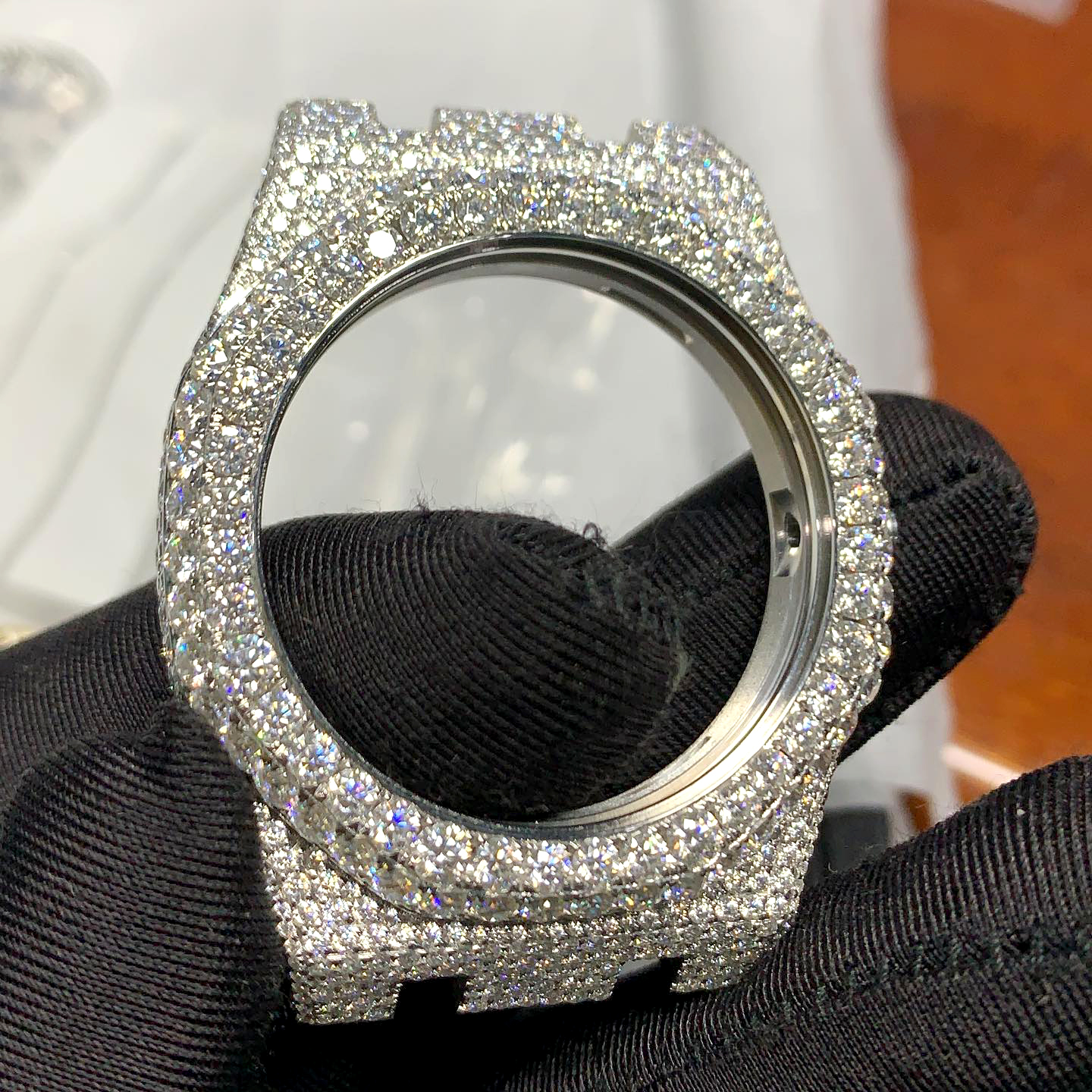 Custom Hip Hop Moissanite Diamonds Watch