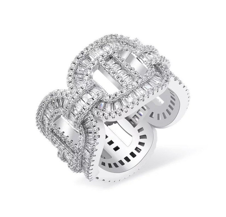 Custom Moissanite Iced Out Men Rings