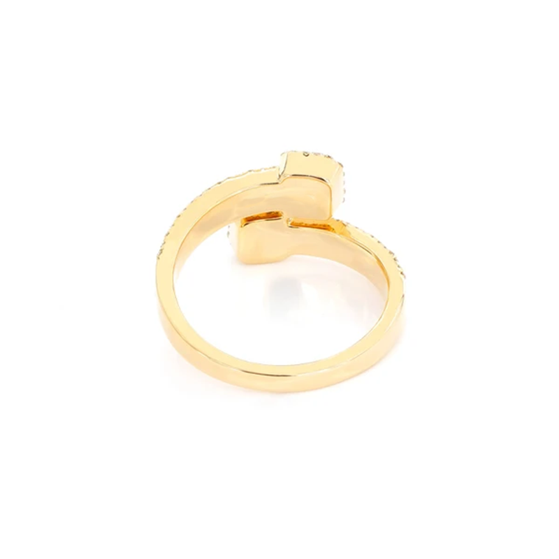Adjustable Baguette Moissanite Cuff Ring