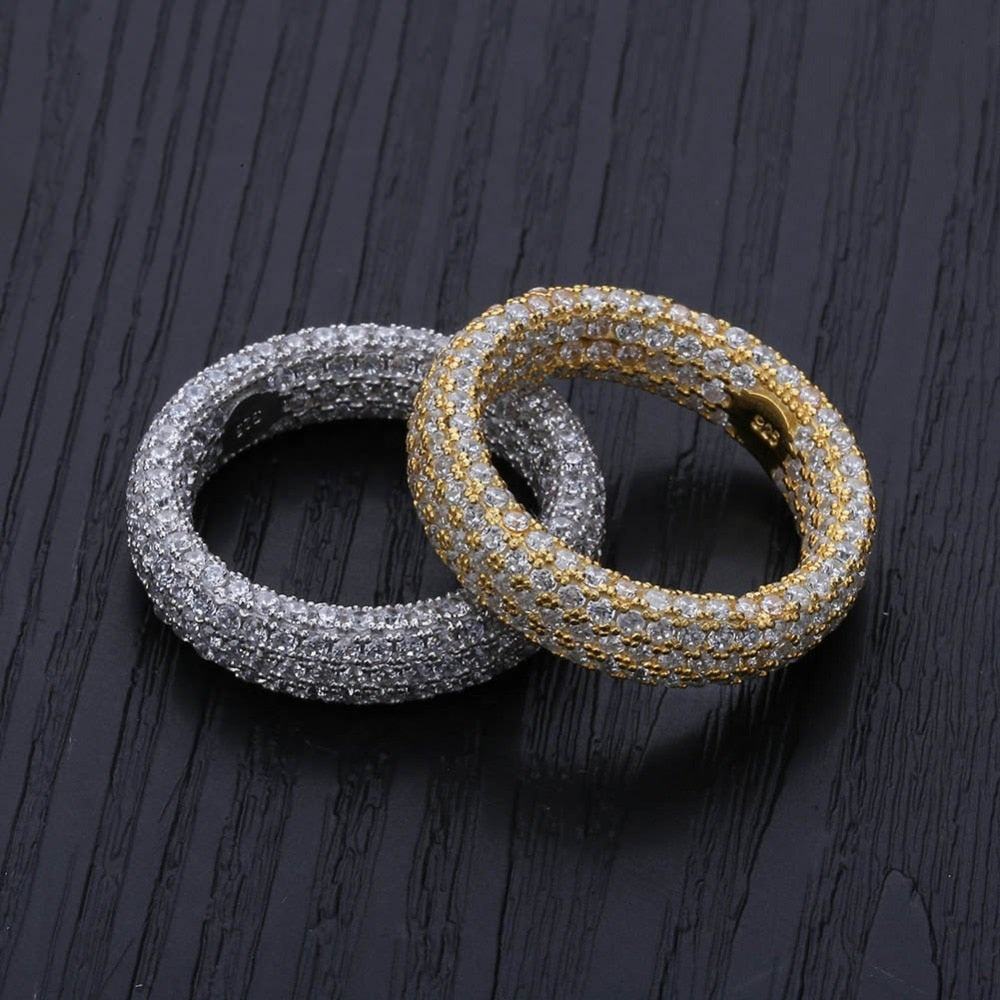 Hip Hop Fully Iced Out Men Ring