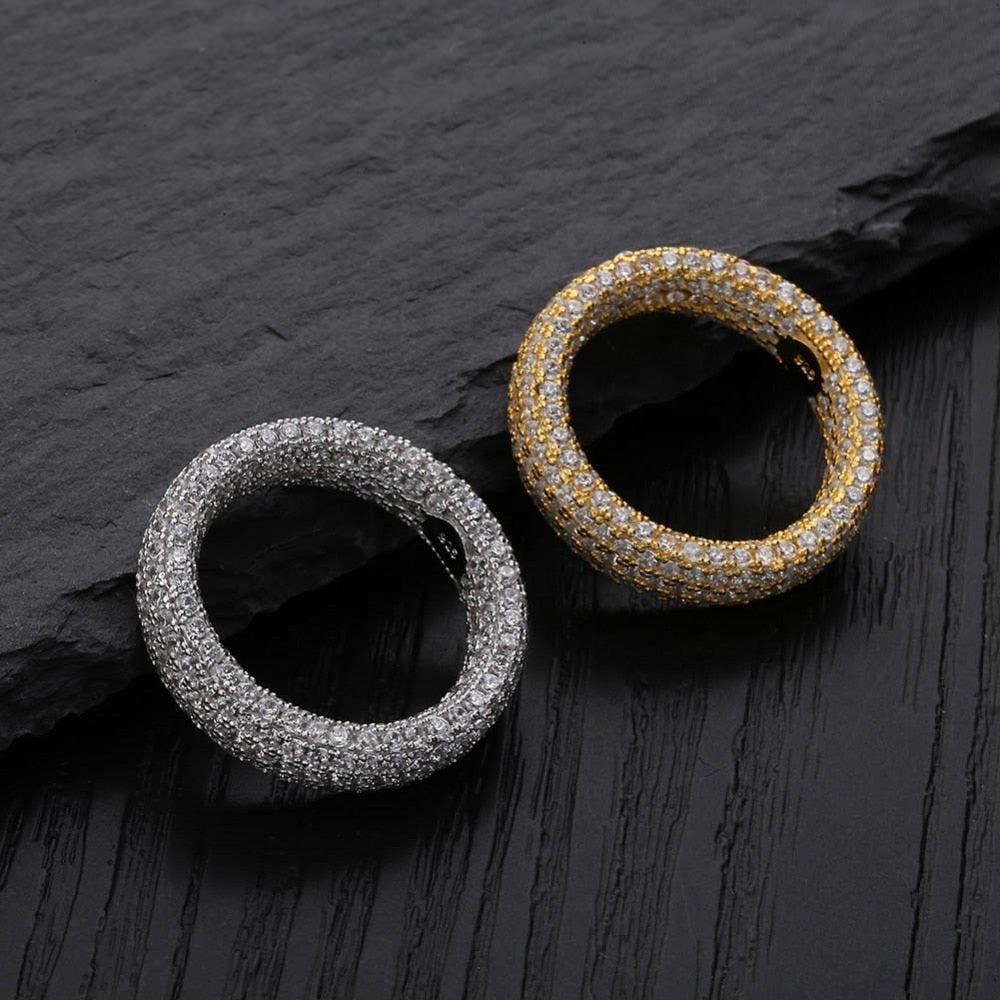 Hip Hop Fully Iced Out Men Ring
