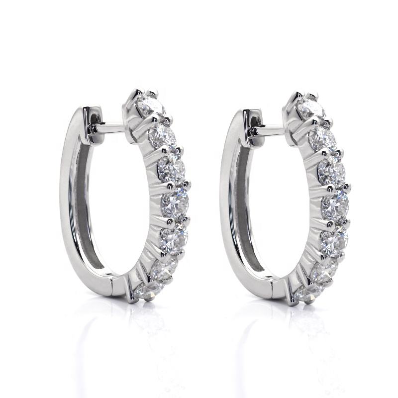 Hoop Women's Moissanite Ear Cuffs