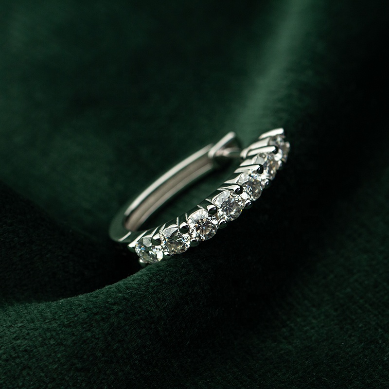 Hoop Women's Moissanite Ear Cuffs