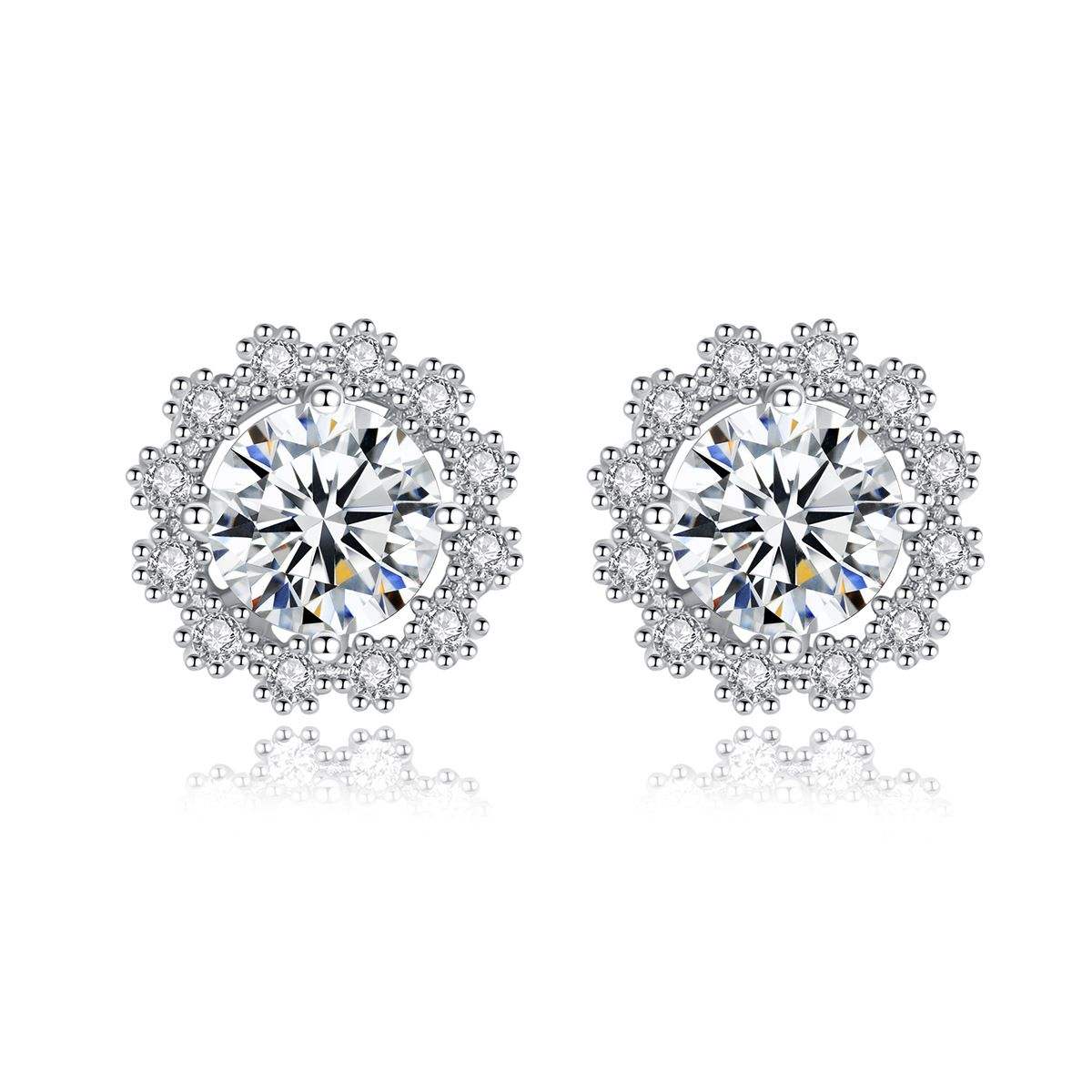 0.5ct Moissanite Stud Earrings
