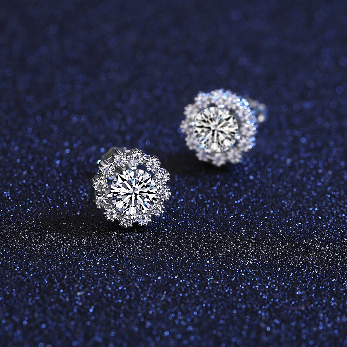 0.5ct Moissanite Stud Earrings