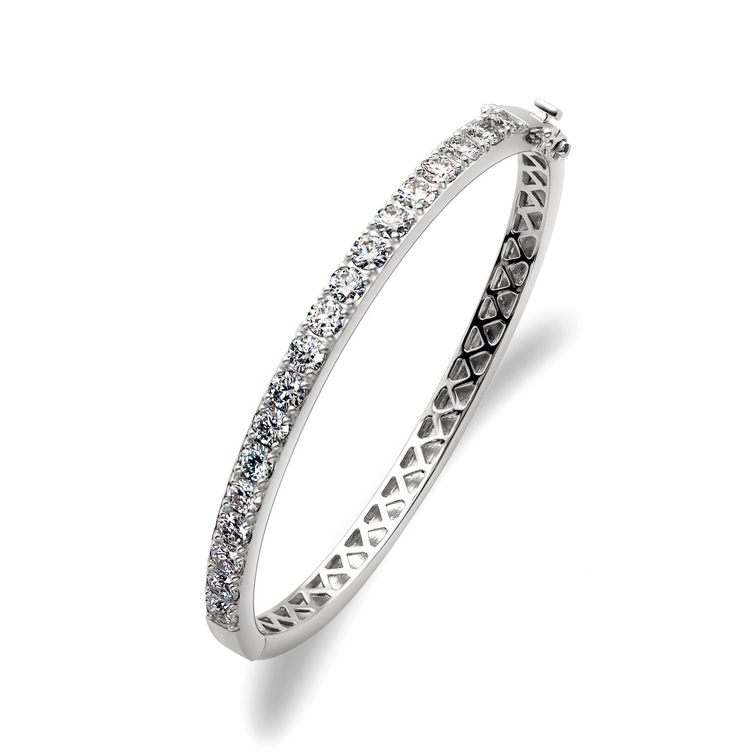 4mm Bling Diamond Bracelet Bangle