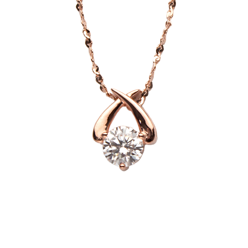 Moissanite Diamond Pendant Necklaces