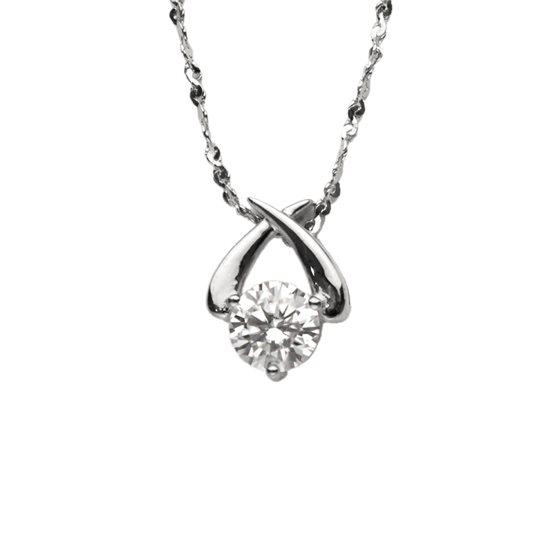 Moissanite Diamond Pendant Necklaces