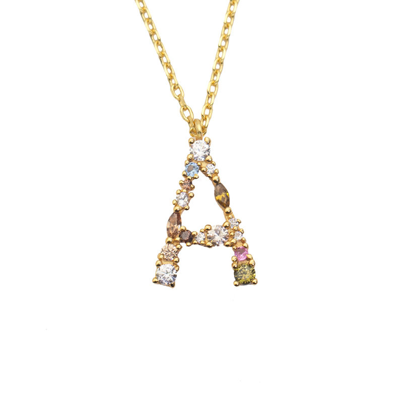 Custom Letter Pendant Necklace