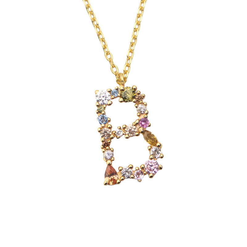 Custom Letter Pendant Necklace