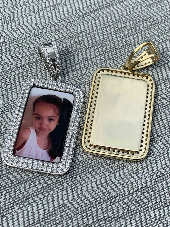 Custom Hip Hop Photo Moissanite Diamond Necklace Pendant