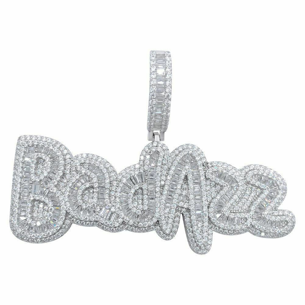 Hip Hop Jewelry Rapper Letter Moissanite Pendant