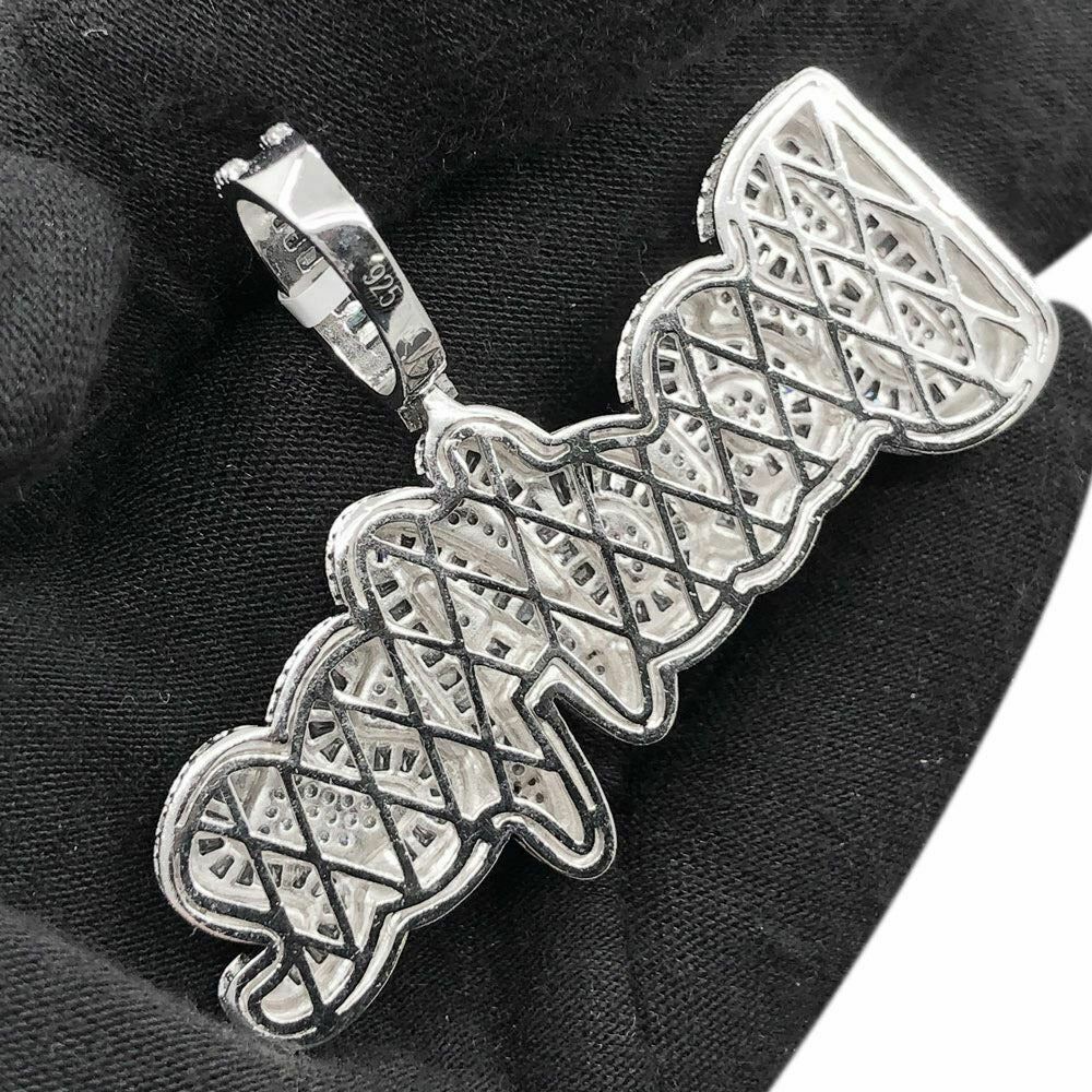 Hip Hop Jewelry Rapper Letter Moissanite Pendant