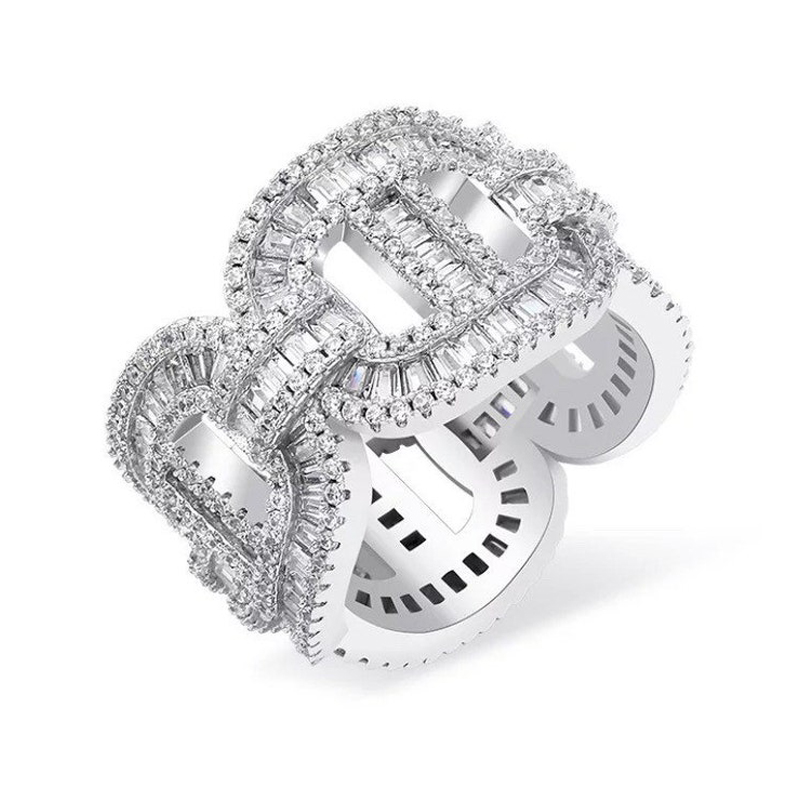 Custom Moissanite Iced Out Men Rings